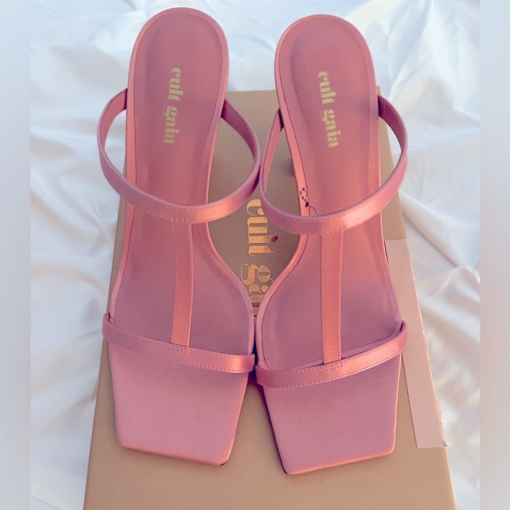 Cult Gaia Piper Grosgrain Mules